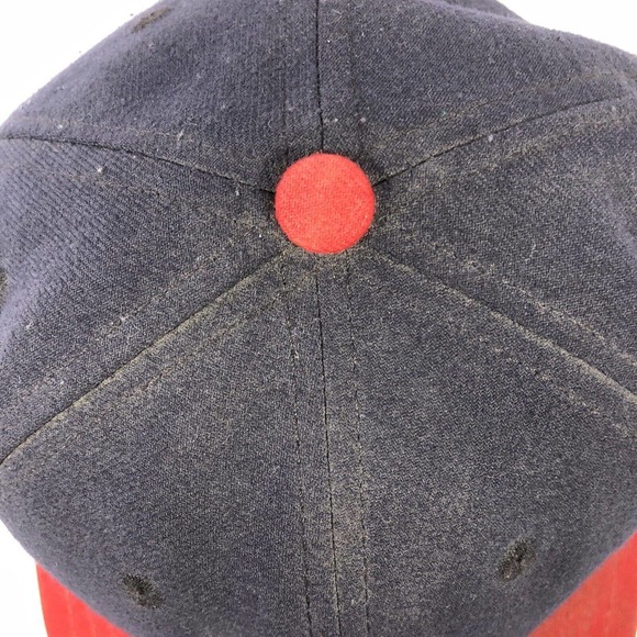 VTG Washington Nationals New Era On Field Fitted Hat Cap 7 3/8 USA Made Discolor - Picture 10 of 16